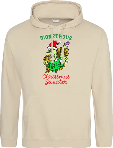 Lustiges Monster Hässlicher Weihnachts-Dino