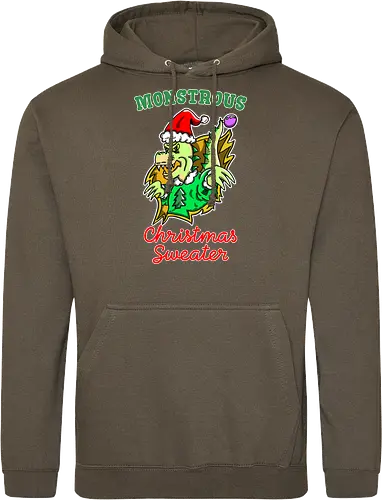 Lustiges Monster Hässlicher Weihnachts-Dino