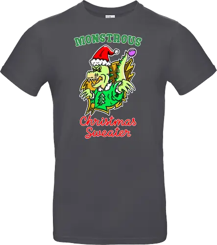 Lustiges Monster Hässlicher Weihnachts-Dino