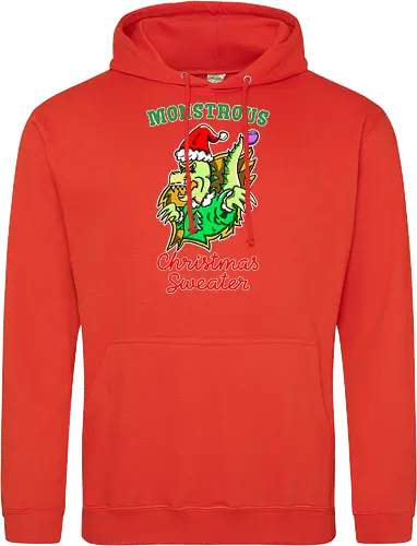 Lustiges Monster Hässlicher Weihnachts-Dino