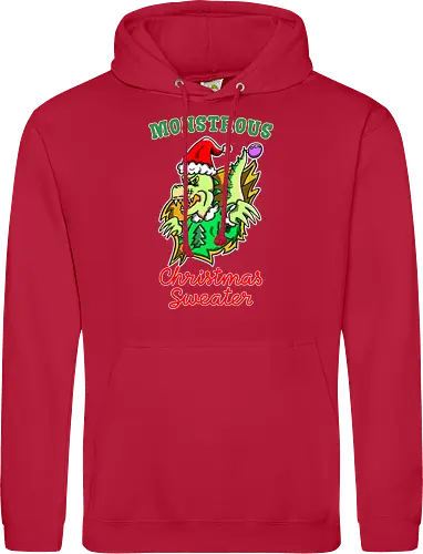 Lustiges Monster Hässlicher Weihnachts-Dino