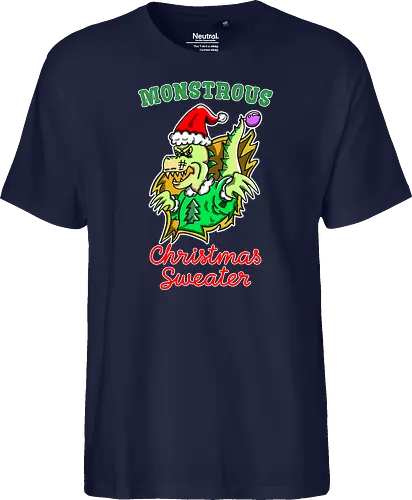 Lustiges Monster Hässlicher Weihnachts-Dino