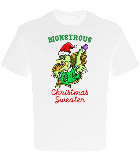 Lustiges Monster Hässlicher Weihnachts-Dino