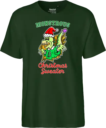 Lustiges Monster Hässlicher Weihnachts-Dino