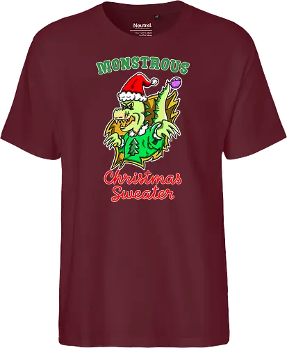 Lustiges Monster Hässlicher Weihnachts-Dino