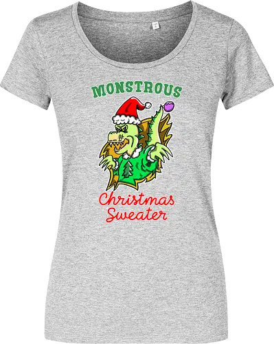 Lustiges Monster Hässlicher Weihnachts-Dino