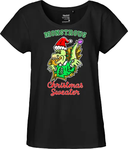 Lustiges Monster Hässlicher Weihnachts-Dino