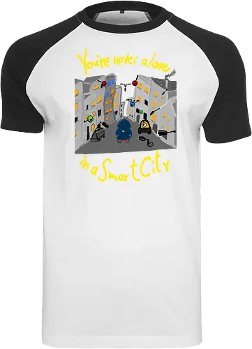 You're never alone in a Smart City, helle Schrift