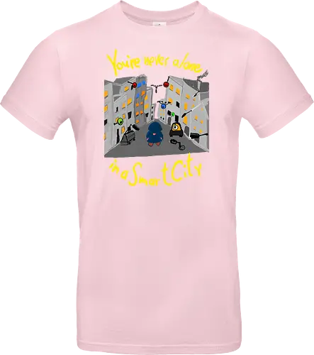 You're never alone in a Smart City, helle Schrift