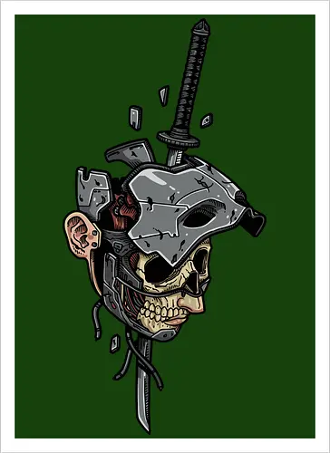 Cyberpunk Samurai Mortality