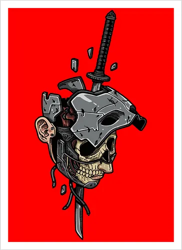 Cyberpunk Samurai Mortality