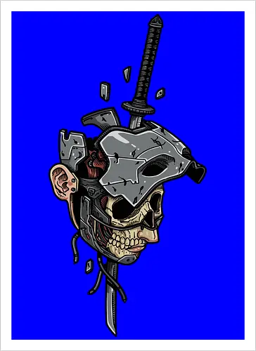 Cyberpunk Samurai Mortality