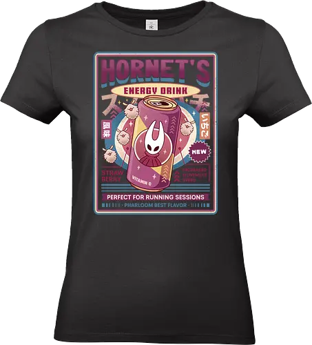 Pharloom Energy Drink Vintage - Bug Knight, silksong, hallownest, the knight, hollow, hornet, indie game, gamer, gaming, video game, lost fleas, pale king, grub, sherma, shade - Standard T-Shirt (Women)