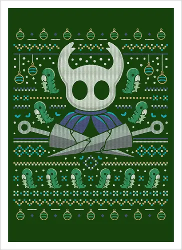 Hallownest Grubs Ugly Sweater