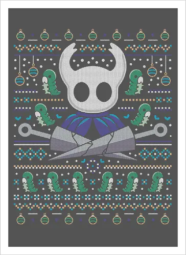 Hallownest Grubs Ugly Sweater