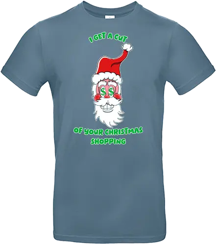 Ich kassiere bei deinem Weihnachtseinkauf mit Hässliche Weihnachten - sarkastische weihnachten, weihnachtshumor, lustiger santa, sarkastischer santa, weihnachtseinkauf witz, feiertagssarkasmus, santa bekommt anteil, weihnachtsgeld witz, schwarzer weihnachtshumor, einkaufschaos, festtags­sarkasmus, santa provision, weihnachtsgier witz, zynische weihnachten, shoppingwahnsinn, anti-weihnachten humor, santa attitüde, feiertagsironie, sarkastische geschenke, frecher weihnachtsspruch, weihnachten für erwachsene, santa profit scherz, schnippische weihnachten, weihnachtskonsum kritik, witziges weihnachtsmotiv - Standard T-Shirt