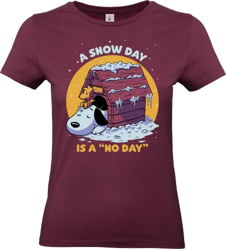 Beagle Cozy Winter - Tv Show, Animation, Comic Books, Dog, Anima, Holiday, Winter, Christmas, Christmas Vacation, Christmas, Christmas Eve, snow - Standard T-Shirt (Women)