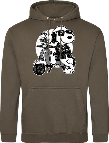 Cool Beagle Biker
