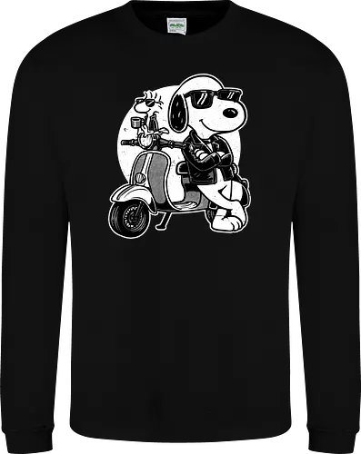 Cool Beagle Biker