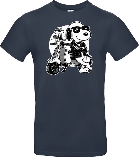 Cool Beagle Biker