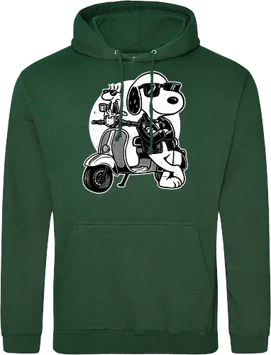 Cool Beagle Biker
