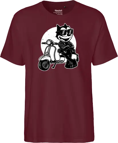 Cool Black Cat Biker