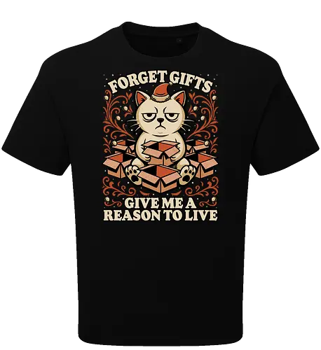 Sad Cat Gift Christmas