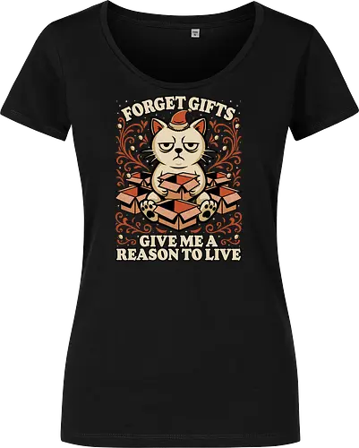 Sad Cat Gift Christmas