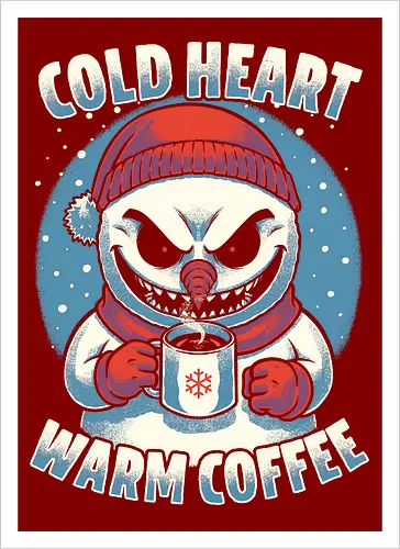 Snowman Evil Coffee