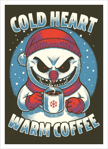Snowman Evil Coffee