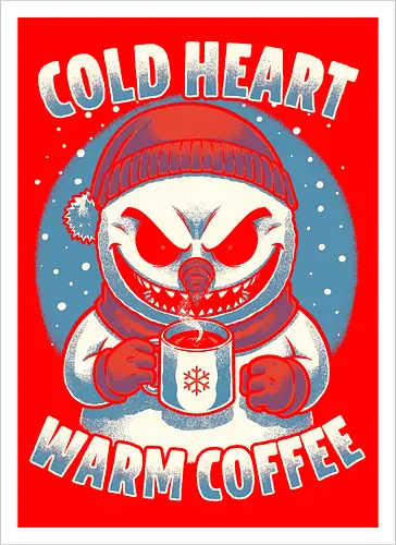 Snowman Evil Coffee