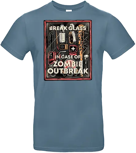 In Case of Zombie Outbreak - Zombie, funny, humor, zombies, weapon, weapons - Standard T-Shirt