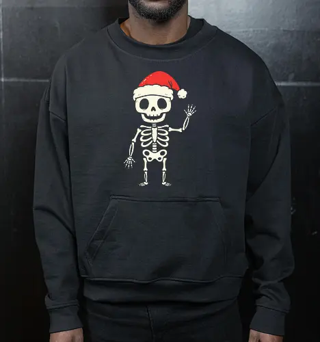 Santa Skeleton's Greeting