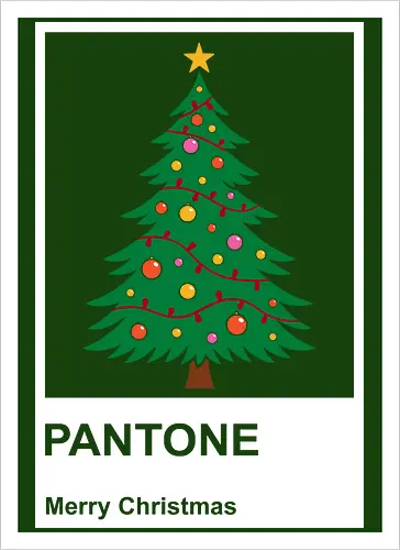 Pantone Merry Christmas