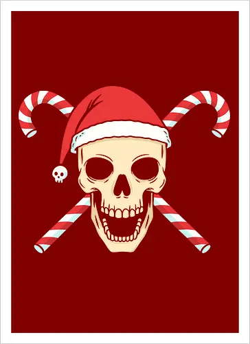  Candy Cane Jolly Roger