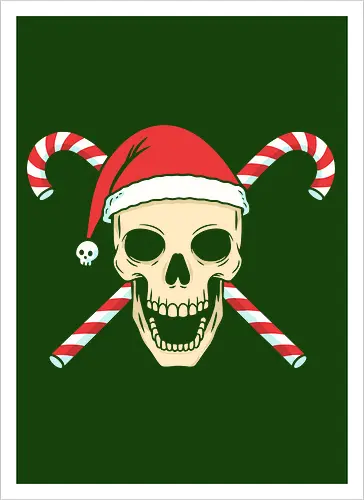  Candy Cane Jolly Roger