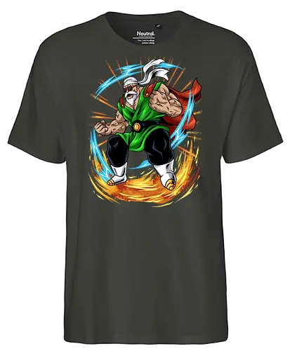 the great kamesennin  - anime, manga, Dragon, fanart, kamesennin, supersaiyan, saiyan, hero, superhero, oldman, strong - Fairtrade T-Shirt