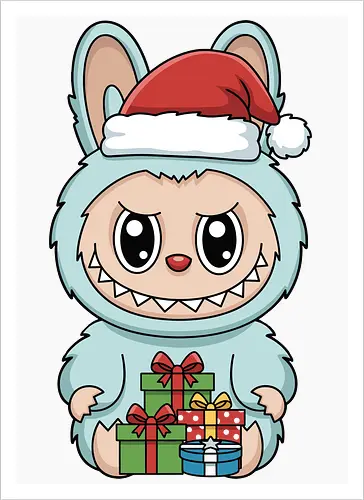  Cute Christmas labubu