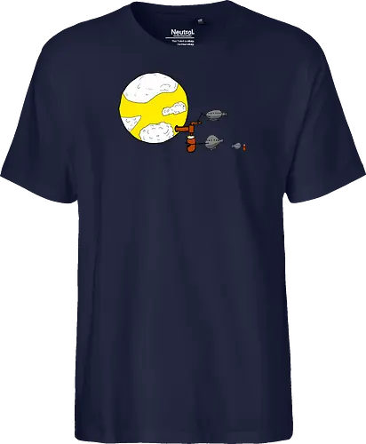 Bierplanet - Bier, Durst, Weltall, Alkohol - Fairtrade T-Shirt