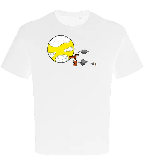 Bierplanet - Bier, Durst, Weltall, Alkohol - Oversize T-Shirt