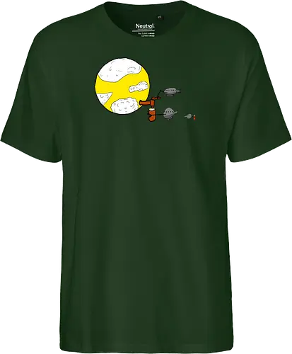 Bierplanet - Bier, Durst, Weltall, Alkohol - Fairtrade T-Shirt