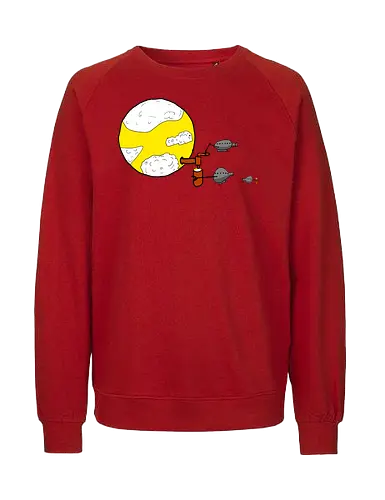 Bierplanet - Bier, Durst, Weltall, Alkohol - Fairtrade Sweatshirt