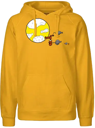 Bierplanet - Bier, Durst, Weltall, Alkohol - Fairtrade Hoodie