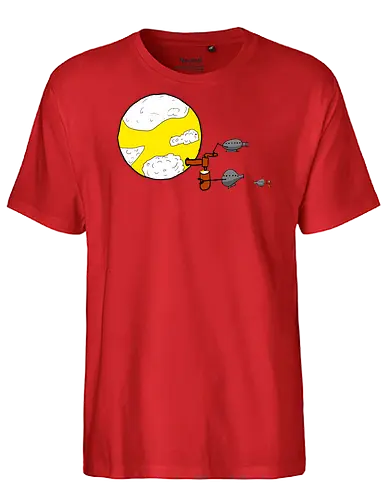 Bierplanet - Bier, Durst, Weltall, Alkohol - Fairtrade T-Shirt