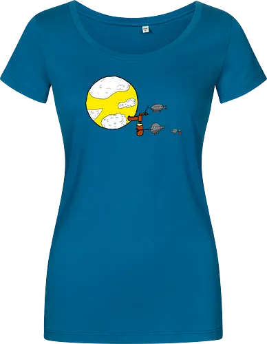 Bierplanet - Bier, Durst, Weltall, Alkohol - Women T-Shirt