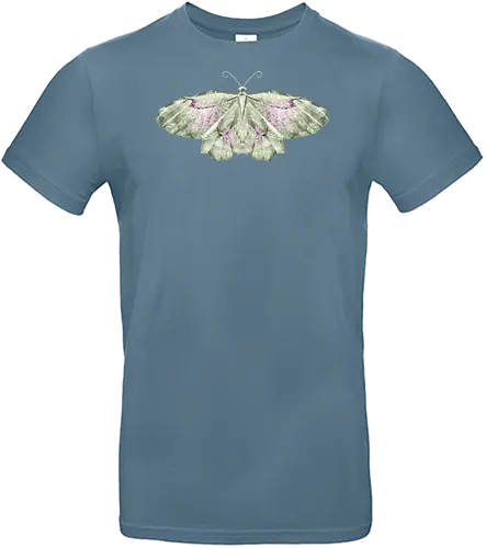 Butterfly Reflect - Schmetterling, Butterfly, Diamant, blumig, floral, gemoetrisch, surreal, Glas, Natur, Insekt - Standard T-Shirt