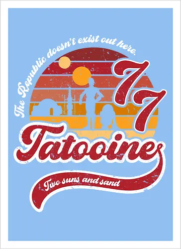 Vintage two suns and sand