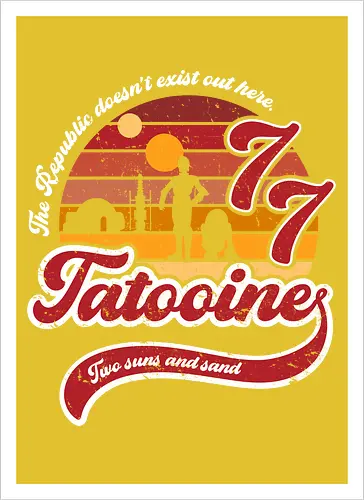 Vintage two suns and sand