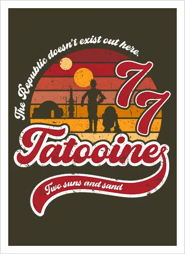 Vintage two suns and sand