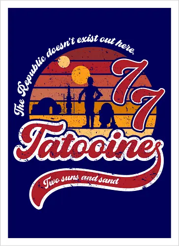 Vintage two suns and sand